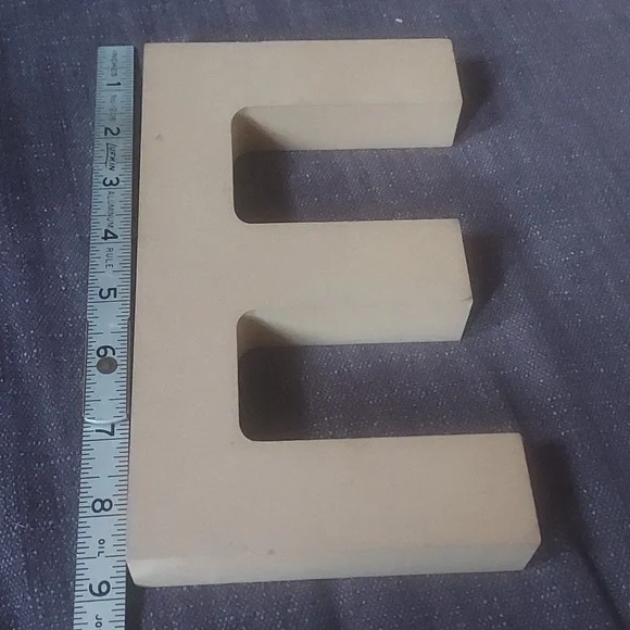 WOODEN Letter " E "  by ArtMinds - Picture 4 of 7